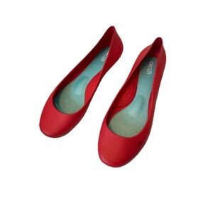 Oka B Taylor Ballet Flats Mary Jane Matte Cherry Size‎ 9 EU 39 Made U.S.A
